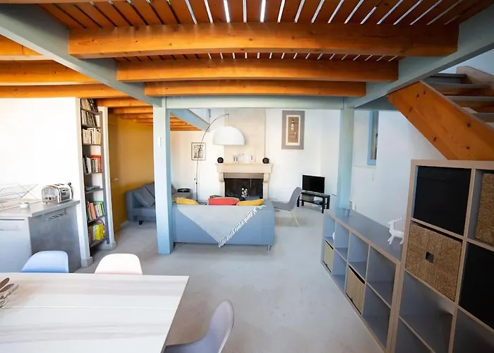 Maison Type Loft - Avec Parking En Plein Centre בית נופש לה רושל
